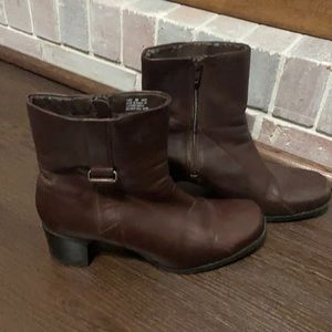 Clark’s brown boots